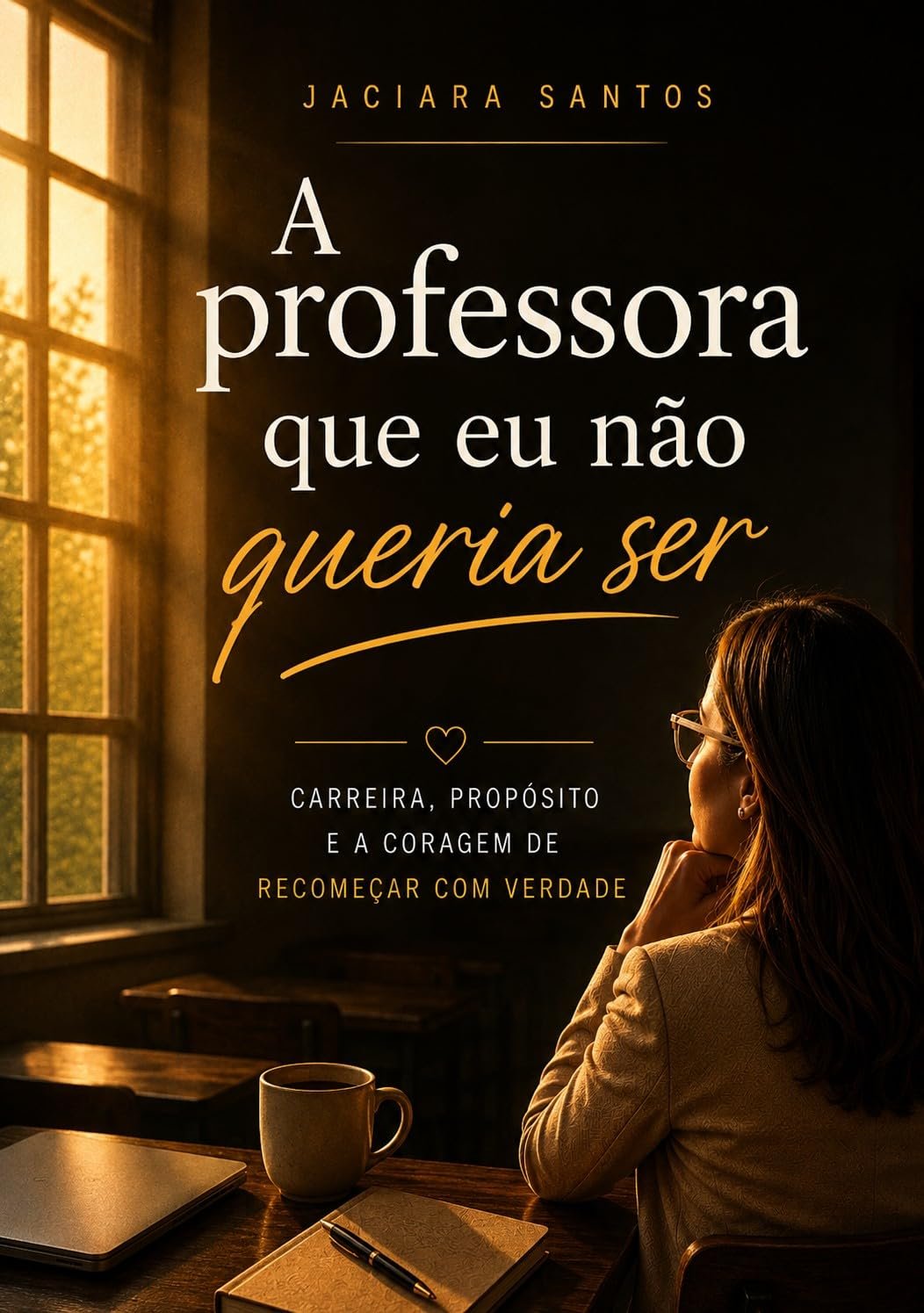 Capa do livro A Professora que Eu Não Queria Ser, de Jaciara Santos